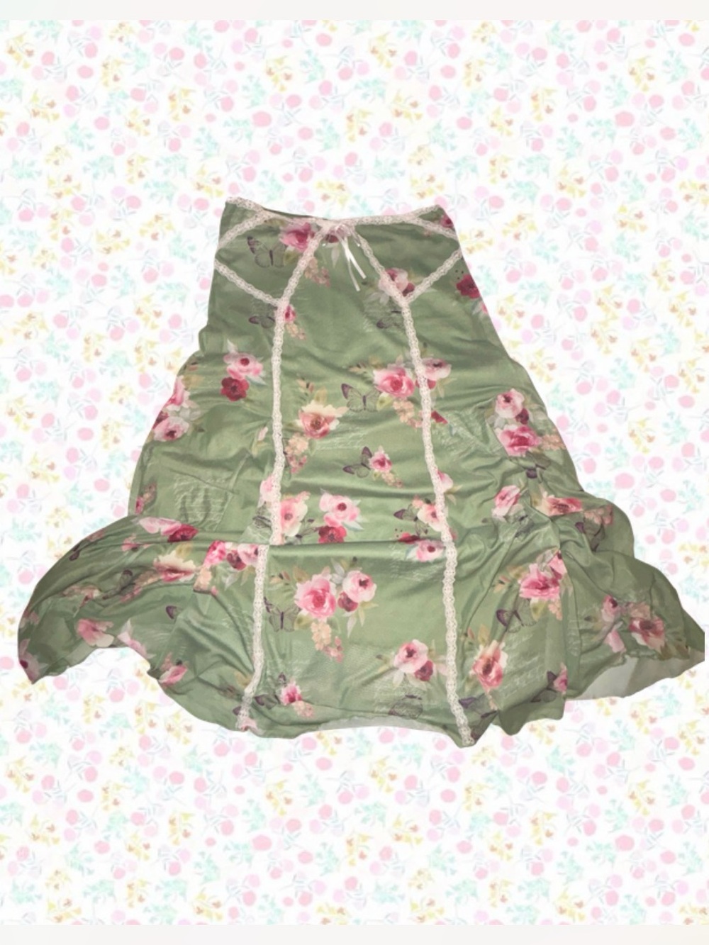 Forever 21 Floral Midi Skirt – Size M – Very Good Condition
